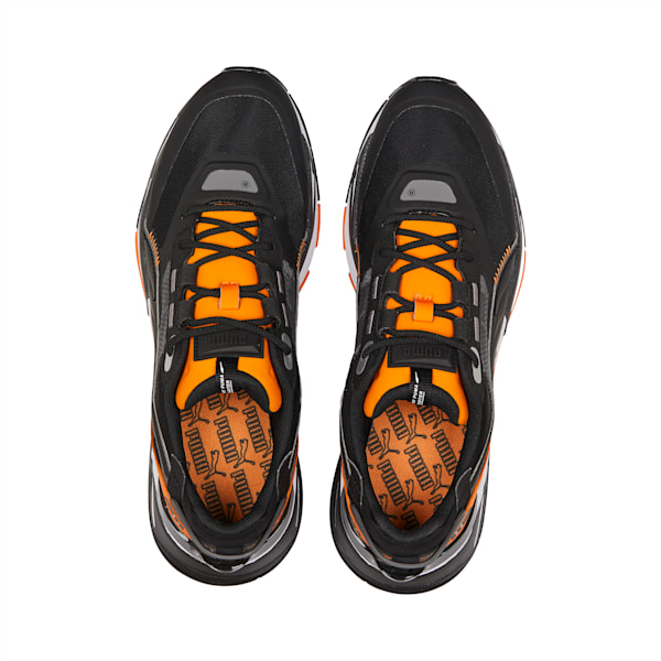 Mirage Sport Tech Neon Sneakers, Puma Black-Vibrant Orange