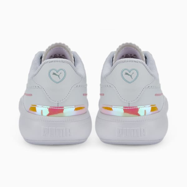 Tori Pixie Women's Sneakers, Puma White-Pale Lemon-PRISM PINK-Lavendar Pop, extralarge-IND