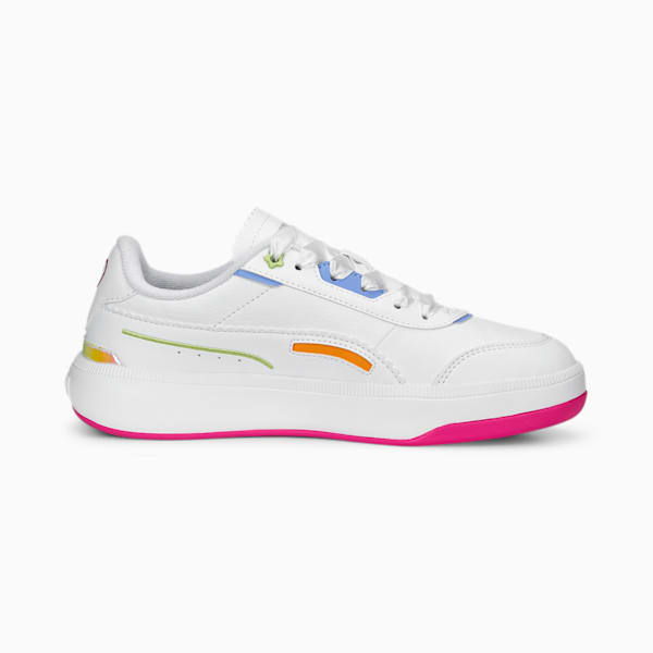 Tori Pixie Women's Sneakers, PUMA White-Clementine-Elektro Purple-Lily Pad-Ravish, extralarge-IND