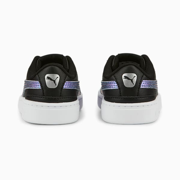 Zapatos deportivos para bebé con cierre alternativo Vikky v3 Bioluminescence, Puma Black-Puma Silver, extralarge