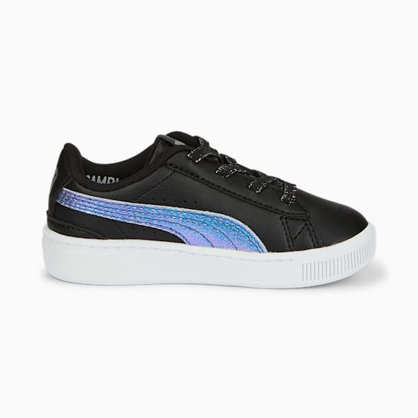 Zapatos deportivos para bebé con cierre alternativo Vikky v3 Bioluminescence, Puma Black-Puma Silver, extralarge