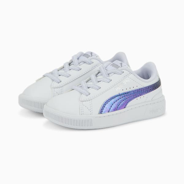 Vikky v3 Bioluminescence Toddlers' Shoes, Puma White-Puma Silver, extralarge