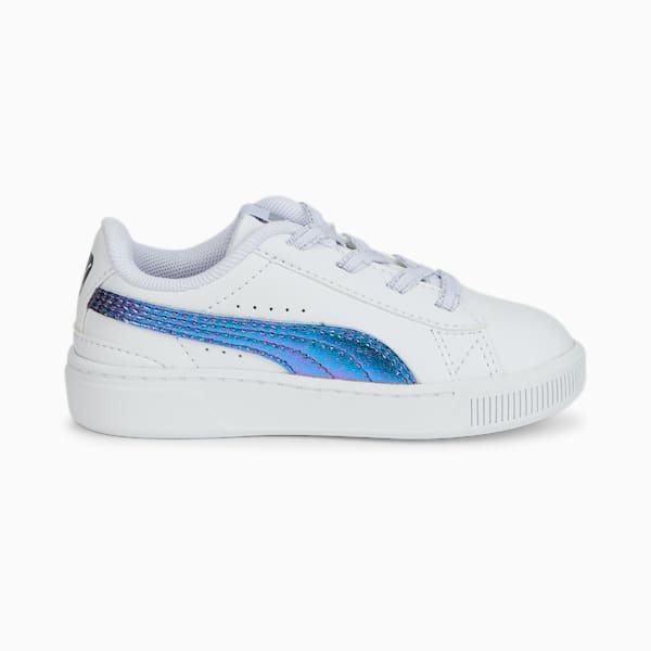 Zapatos deportivos para bebé con cierre alternativo Vikky v3 Bioluminescence, Puma White-Puma Silver, extralarge