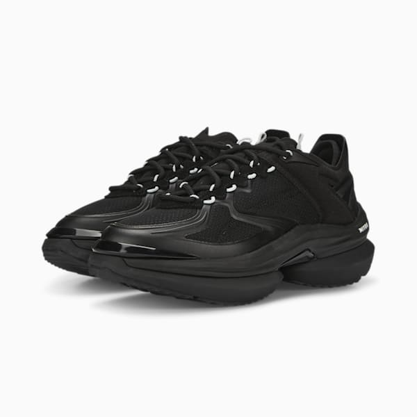 Variant Nitro Sci-Tech Unisex Sneakers, Puma Black-Platinum Gray, extralarge-IND