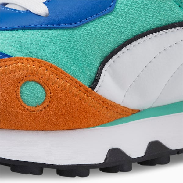ユニセックス ライダー FV スニーカー, Biscay Green-Vibrant Orange, extralarge-JPN