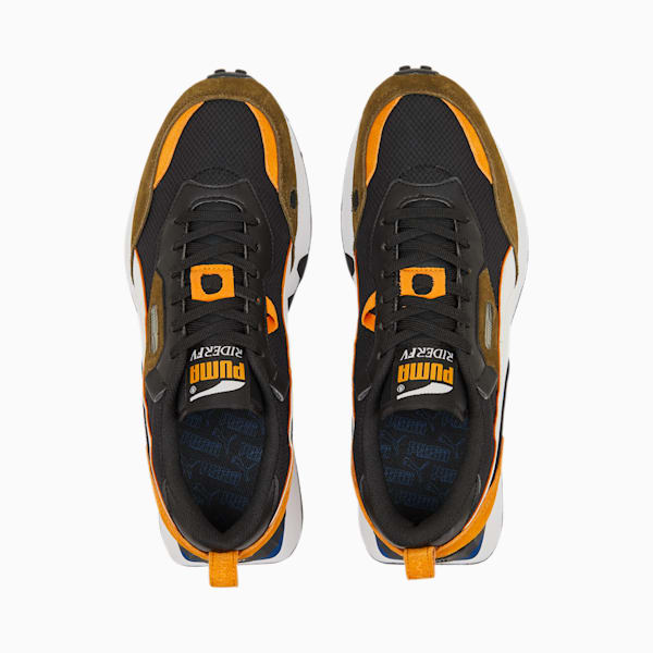 Tenis Rider Future Vintage, Puma Black-Orange Brick, extralarge