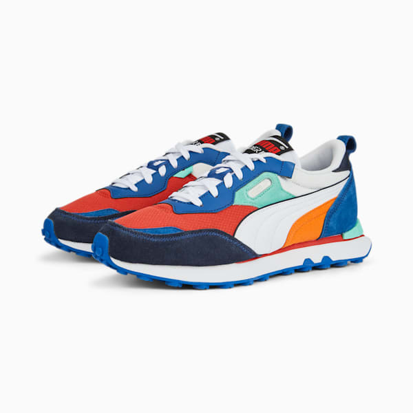 Rider FV Sneakers, Burnt Red-Puma White