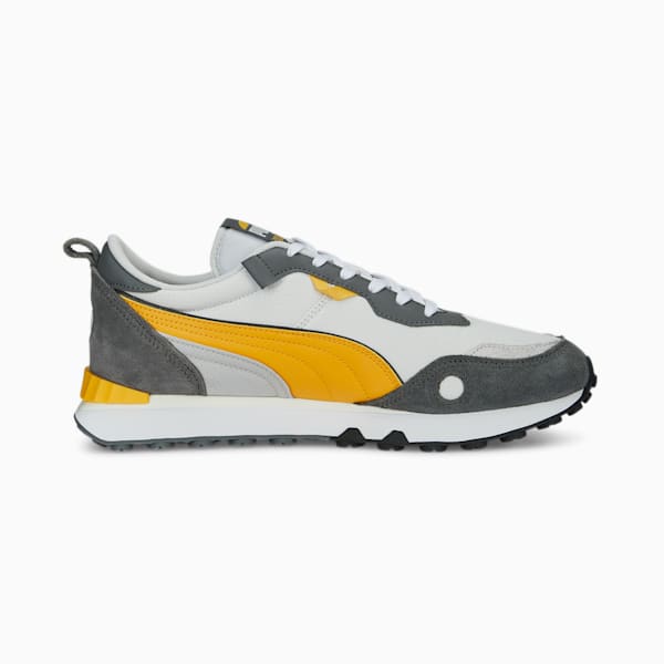 Rider Future Vintage Unisex Sneakers, Cool Dark Gray-Mustard Seed, extralarge-IND