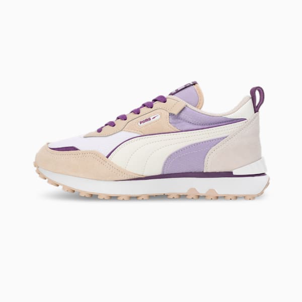 Rider Future Vintage Unisex Sneakers, Vivid Violet-Granola, extralarge-IND