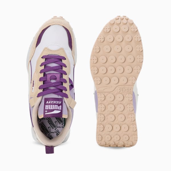 Rider Future Vintage Unisex Sneakers, Vivid Violet-Granola, extralarge-IND