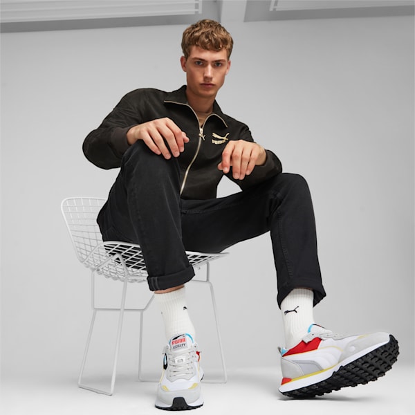 Rider Future Vintage Sneakers, Ash Gray-For All Time Red, extralarge-IND
