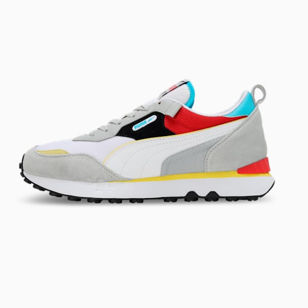 Rider Future Vintage Sneakers, Ash Gray-For All Time Red, extralarge-IND