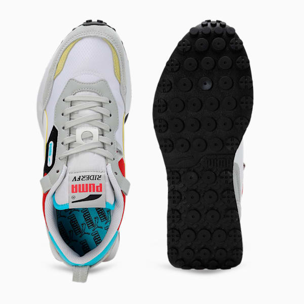 Rider Future Vintage Sneakers, Ash Gray-For All Time Red, extralarge-IND