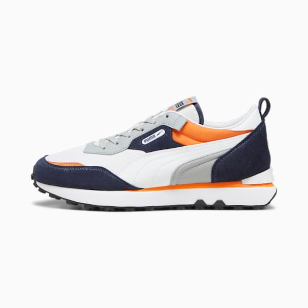 Rider Future Vintage Sneakers, PUMA White-Rickie Orange, extralarge-IND