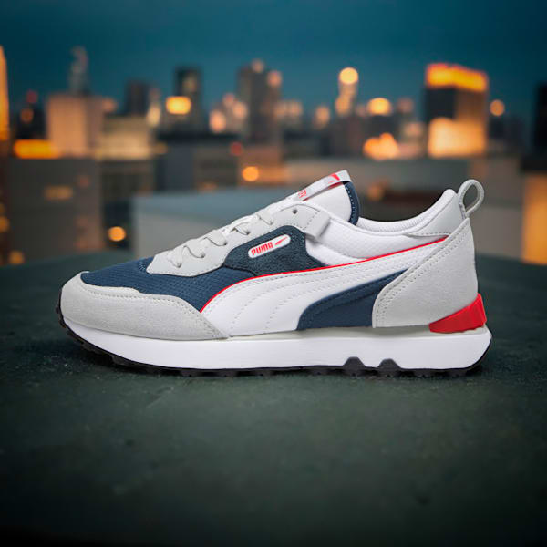 Rider Future Vintage Sneakers, Ash Gray-Dark Night, extralarge-IND