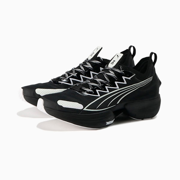メンズ PUMA x ANREALAGE FAST-R スニーカー, Puma Black-Puma White