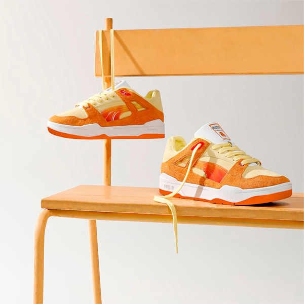 PUMA x POKÉMON Sliptream Lo Charmander Unisex Sneakers, Dark Cheddar-Pale Lemon, extralarge-IND