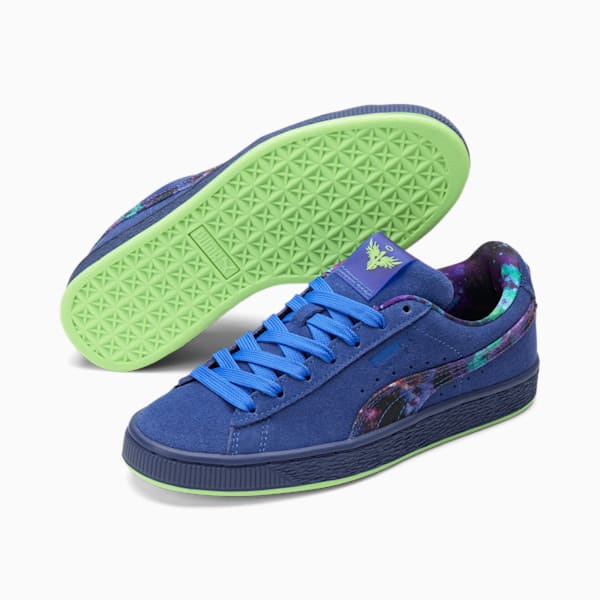 Zapatos deportivos Suede Classic XXI Galaxy JR, Elektro Blue-Dazzling Blue