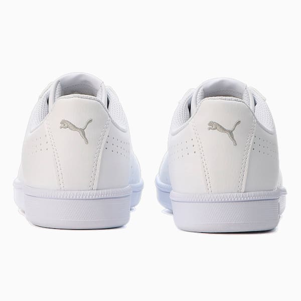 ユニセックス プーマ スマッシュキャット パーフ FS SL スニーカー, Puma White-Puma Silver, extralarge-JPN