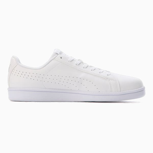 ユニセックス プーマ スマッシュキャット パーフ FS SL スニーカー, Puma White-Puma Silver, extralarge-JPN