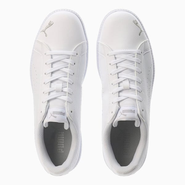 ユニセックス プーマ スマッシュキャット パーフ FS SL スニーカー, Puma White-Puma Silver, extralarge-JPN