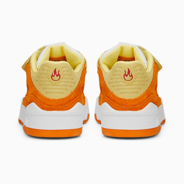 PUMA x POKÉMON Slipstream Lo Charmander Toddlers' Shoes, Dark Cheddar-Pale Lemon