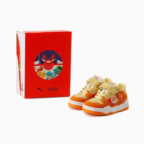 ベビー PUMA x POKEMON ヒトカゲ スリップストリーム スニーカー 13-16cm, Dark Cheddar-Pale Lemon