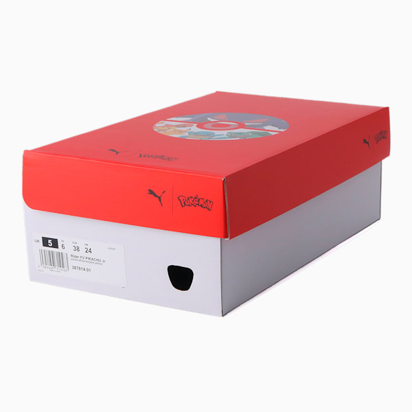 キッズ PUMA x POKEMON ピカチュウ ライダー FV JR スニーカー 22-25cm, Puma White-Empire Yellow