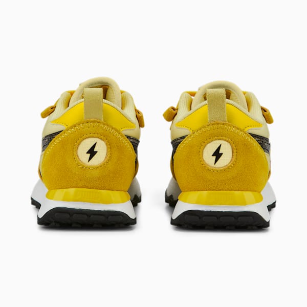 PUMA x POKÉMON Rider FV Pikachu Little Kids' Shoes, Puma White-Empire Yellow