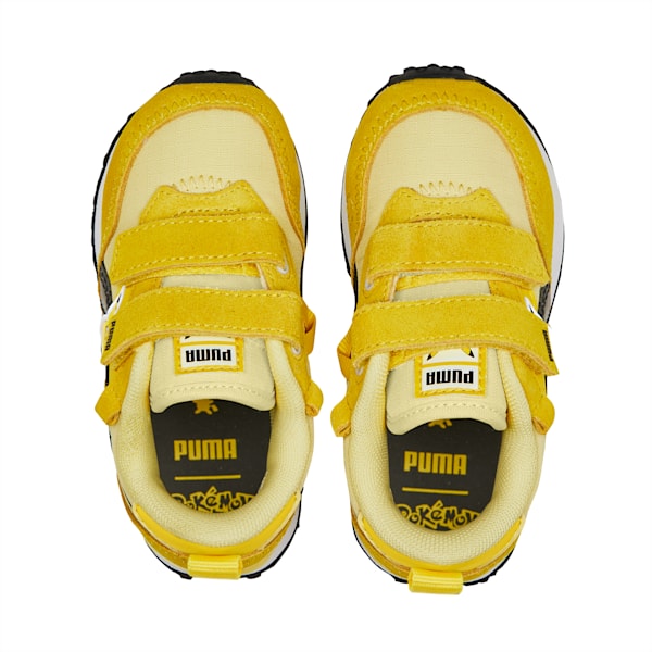 PUMA x POKÉMON Rider FV Pikachu Toddlers' Shoes, Puma White-Empire Yellow, extralarge