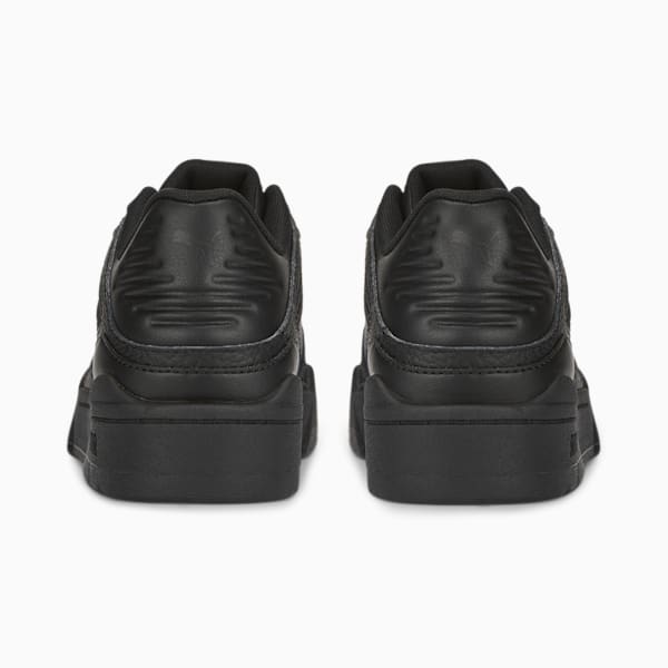 Slipstream Leather Sneakers Youth, Puma Black-Puma Black