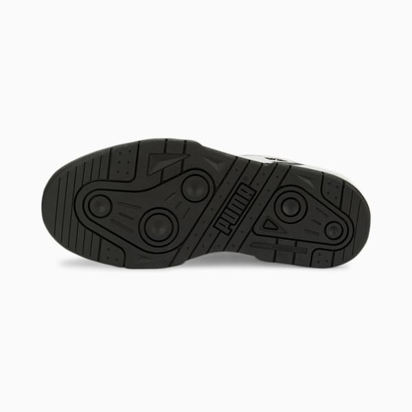 Slipstream Leather Youth Sneakers, Puma White-Puma Black, extralarge-IND