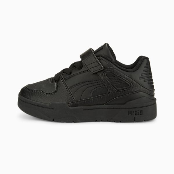 Zapatos de cuero Slipstream para niño pequeño, Puma Black-Puma Black