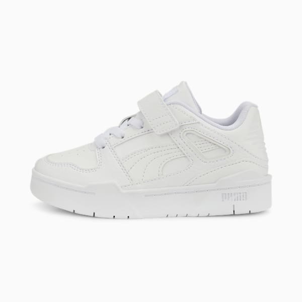 Baskets Slipstream Leather Alternative Closure Enfant, Puma White-Puma White, extralarge