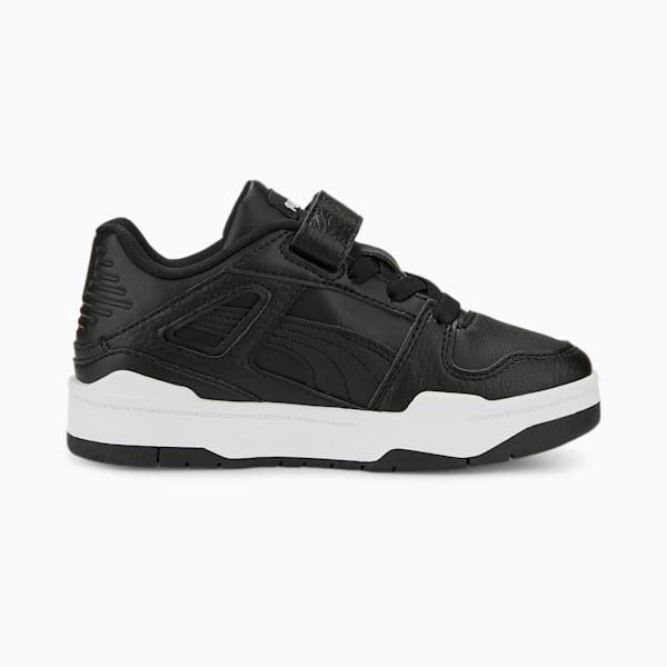 Slipstream Leather Little Kids' Shoes, Puma Black-Puma White