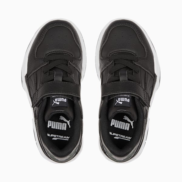 Slipstream Leather Little Kids' Shoes, Puma Black-Puma White