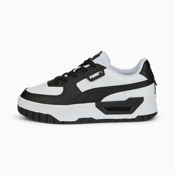 Baskets Cali Dream en cuir Jeune, Puma White-Puma Black, extralarge