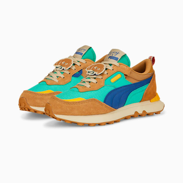 キッズ ガールズ PUMA x TINYCOTTONS ライダー FV JR スニーカー 22-25cm, Simply Green-Limoges