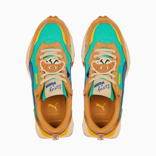 キッズ ガールズ PUMA x TINYCOTTONS ライダー FV JR スニーカー 22-25cm, Simply Green-Limoges