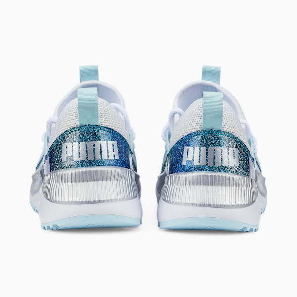 Zapatos deportivos Pacer Future Allure Night Out para jóvenes, Puma White-Light Aqua, extralarge