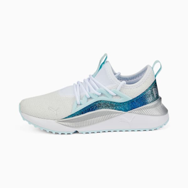 Baskets Pacer Future Allure Night Out Jeune, Puma White-Light Aqua, extralarge