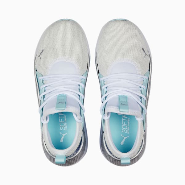 Baskets Pacer Future Allure Night Out Jeune, Puma White-Light Aqua, extralarge