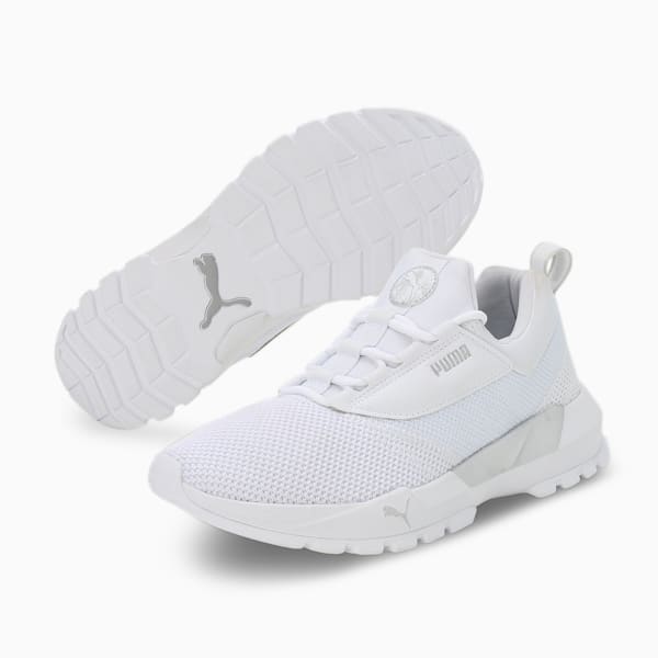 Venus Women's Sneakers, Puma White-Puma Silver, extralarge-IND