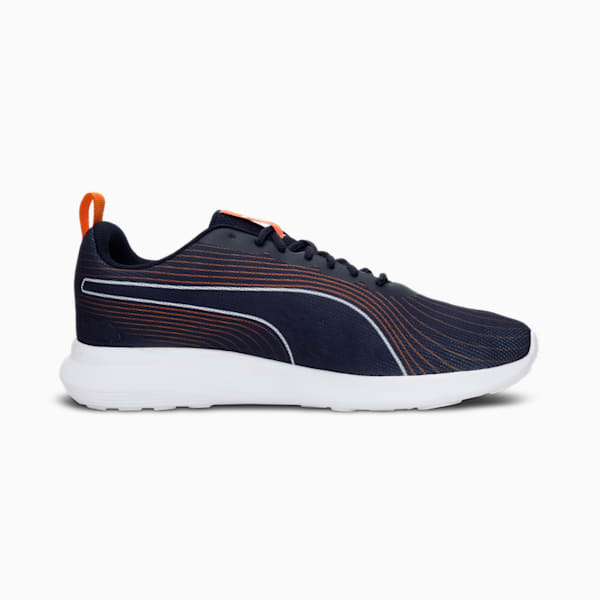 PUMA Fire Men's Shoes, Peacoat-PUMA White-Vibrant Orange, extralarge-IND