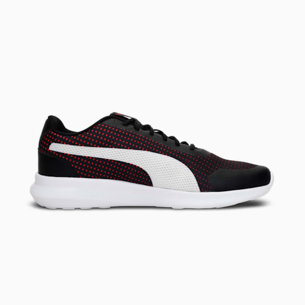 Cave V2 Men's Sneakers, PUMA Black-High Risk Red-PUMA White, extralarge-IND