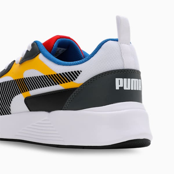 C-Block Men's Sneakers, PUMA Team Royal-High Risk Red-PUMA Black-Spectra Yellow, extralarge-IND