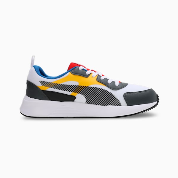 C-Block Men's Sneakers, PUMA Team Royal-High Risk Red-PUMA Black-Spectra Yellow, extralarge-IND