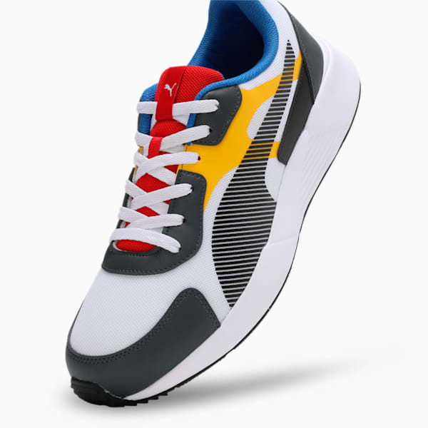 C-Block Men's Sneakers, PUMA Team Royal-High Risk Red-PUMA Black-Spectra Yellow, extralarge-IND