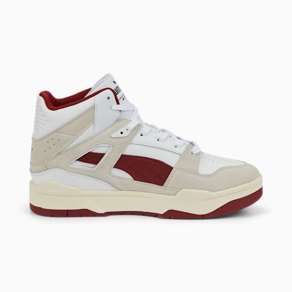 Slipstream Hi Heritage Sneakers, Puma White-Nimbus Cloud-Intense Red, extralarge-IND