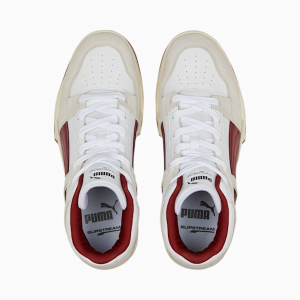 Slipstream Hi Heritage Sneakers, Puma White-Nimbus Cloud-Intense Red, extralarge-IND